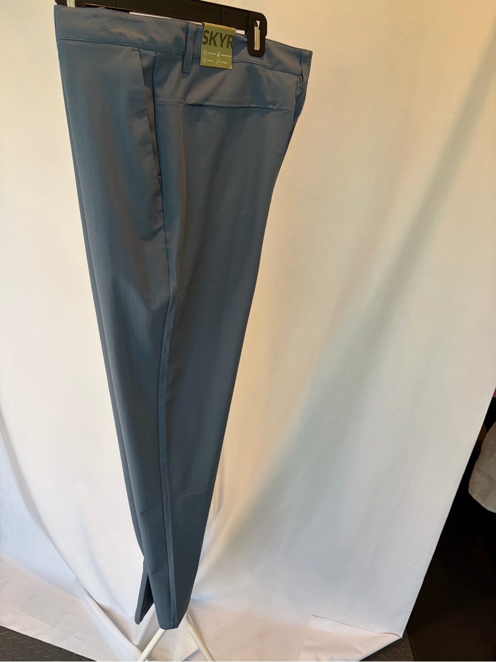 SKYR Slate Blue Men's 4-Way Stretch Pants- 34Wx30L